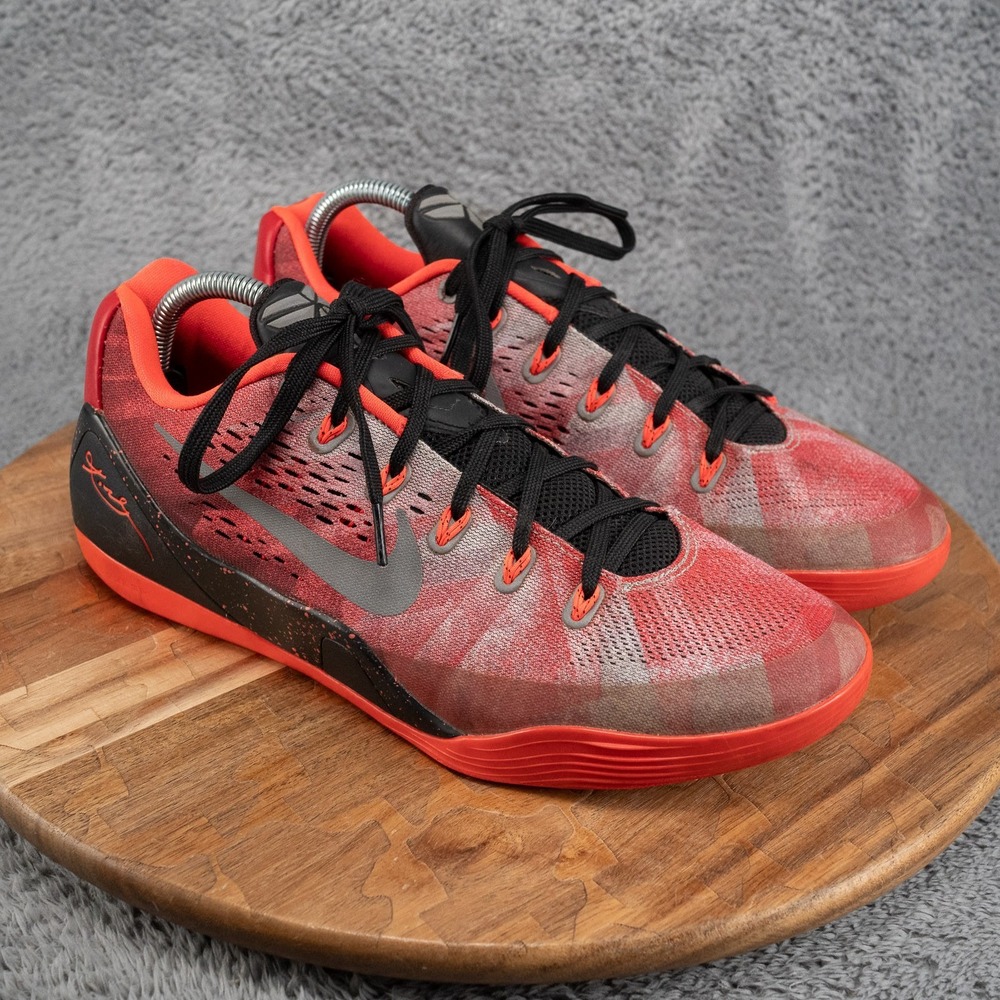 Size 9 - Nike Kobe 9 EM Premium Gym Red 2014